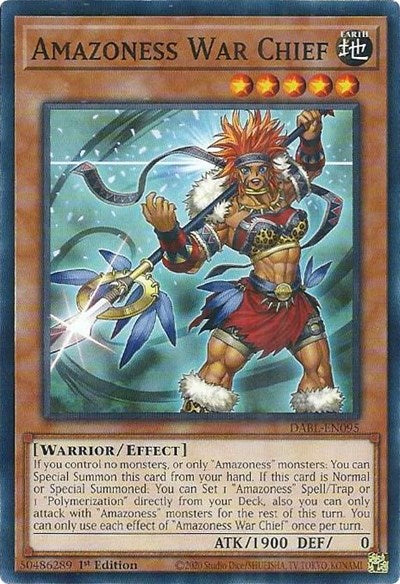 Amazoness War Chief (Common) [DABL-EN095-C]