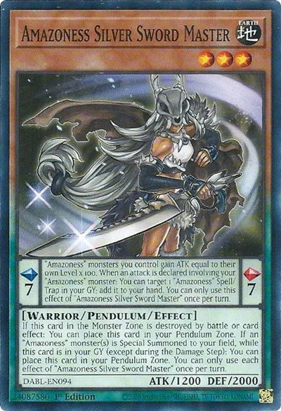 Amazoness Silver Sword Master (Common) [DABL-EN094-C]