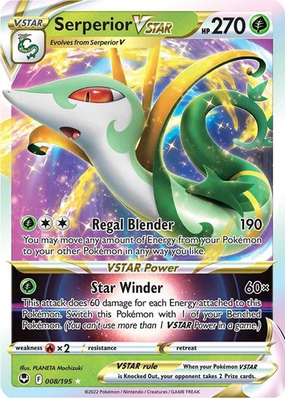 Serperior VSTAR - 008/195 (Ultra Rare) [SIT-008-UR]