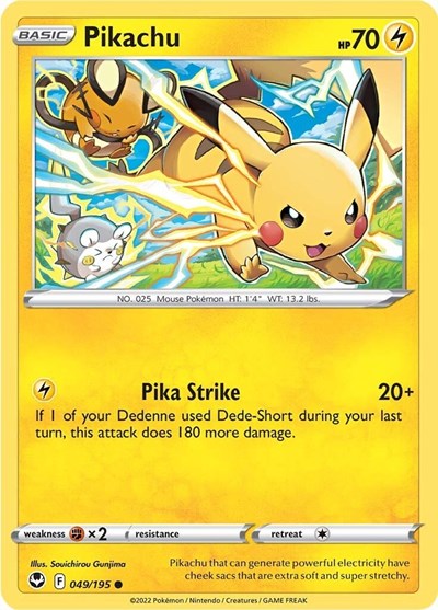 Pikachu - 049/195 (Common) [SIT-049-C]