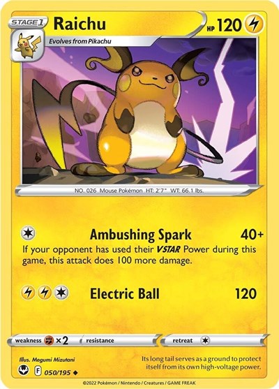 Raichu - 050/195 (Uncommon) [SIT-050-U]