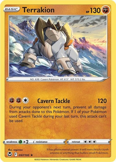 Terrakion - 097/195 (Holo Rare) [SIT-097-HR]