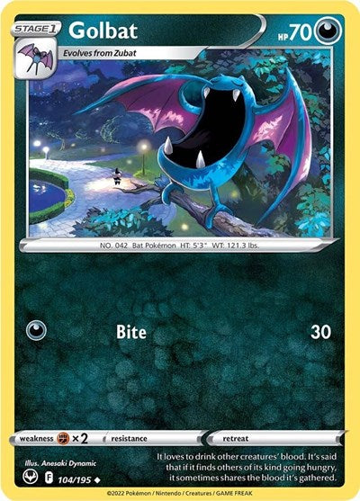 Golbat - 104/195 (Uncommon) [SIT-104-U]