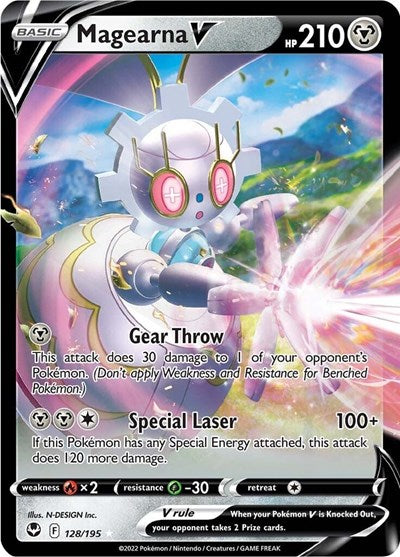 Magearna V - 128/195 (Ultra Rare) [SIT-128-UR]