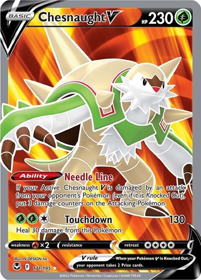 Chesnaught V - 171/195 (Ultra Rare) [SIT-171-UR]