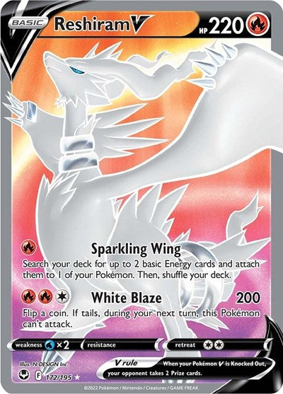 Reshiram V - 172/195 (Ultra Rare) [SIT-172-UR]