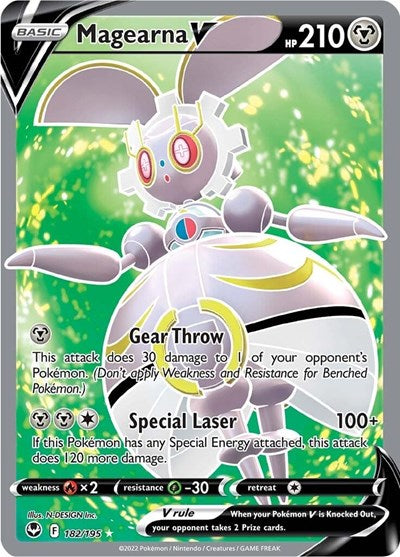 Magearna V - 182/195 (Ultra Rare) [SIT-182-UR]