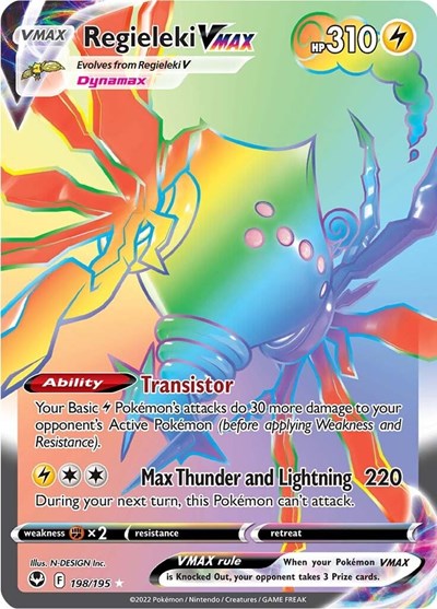 Regieleki VMAX - 198/195 (Secret Rare) [SIT-198-SR]