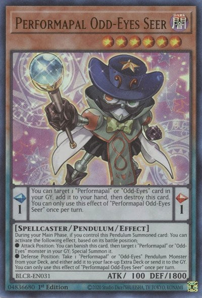 Performapal Odd-Eyes Seer (Ultra Rare) [BLCR-EN031-UR]