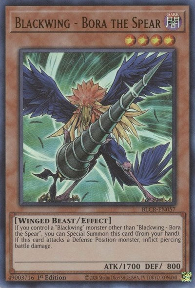 Blackwing - Bora the Spear (Ultra Rare) [BLCR-EN057-UR]