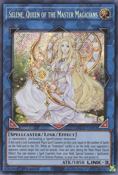 Selene, Queen of the Master Magicians (Secret Rare) [BLCR-EN092-SeR]