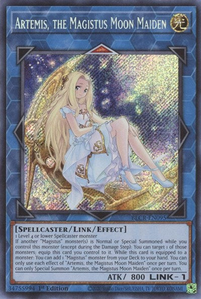 Artemis, the Magistus Moon Maiden (Secret Rare) [BLCR-EN095-SeR]