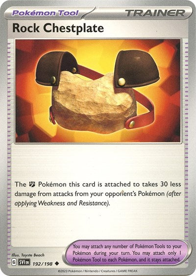 Rock Chestplate - 192/198 (Uncommon) [SVI-192-U]