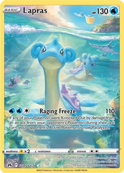 Lapras - GG05/GG70 (Ultra Rare) [CRZ-GG05-UR]