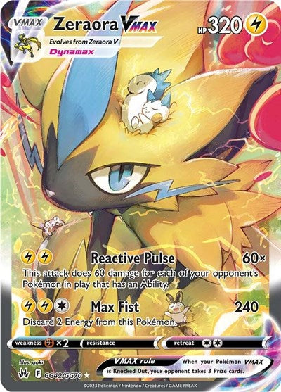 Zeraora VMAX - GG42/GG70 (Ultra Rare) [CRZ-GG42-UR]