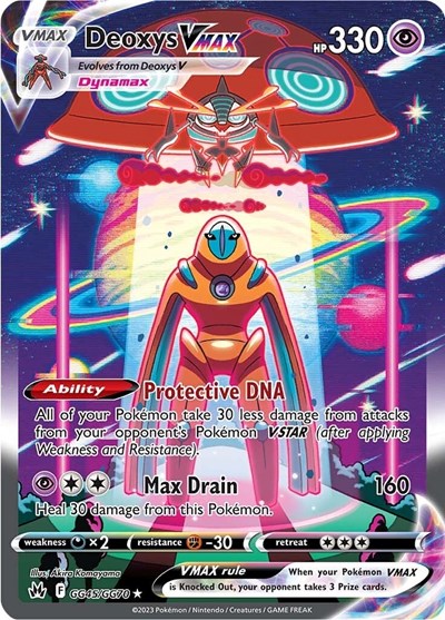 Deoxys VMAX - GG45/GG70 (Ultra Rare) [CRZ-GG45-UR]