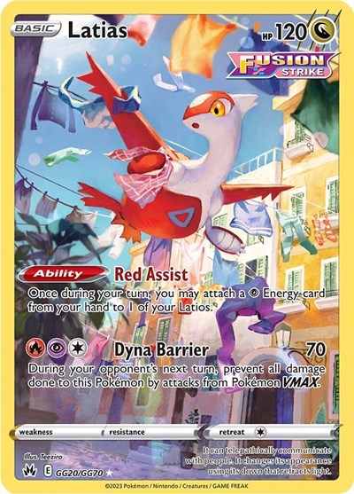 Latias - GG20/GG70 (Ultra Rare) [CRZ-GG20-UR]