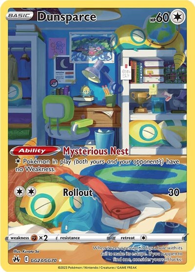 Dunsparce - GG23/GG70 (Ultra Rare) [CRZ-GG23-UR]