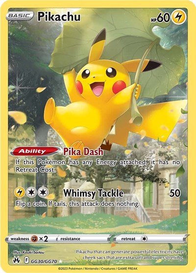 Pikachu - GG30/GG70 (Ultra Rare) [CRZ-GG30-UR]