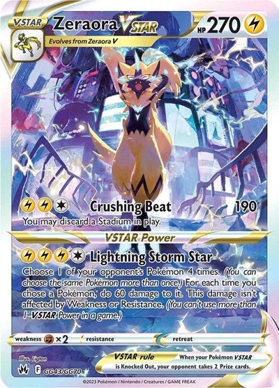 Zeraora VSTAR - GG43/GG70 (Ultra Rare) [CRZ-GG43-UR]