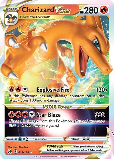 Charizard VSTAR - 019/159 (Ultra Rare) [CRZ-019-UR]