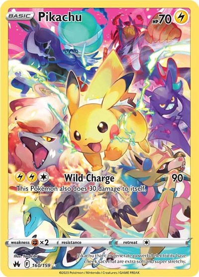 Pikachu - 160/159 (Secret Rare) [CRZ-160-SR]