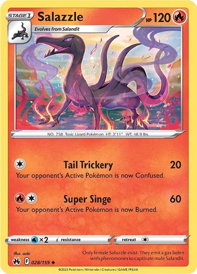 Salazzle - 028/159 (Uncommon) [CRZ-028-U]