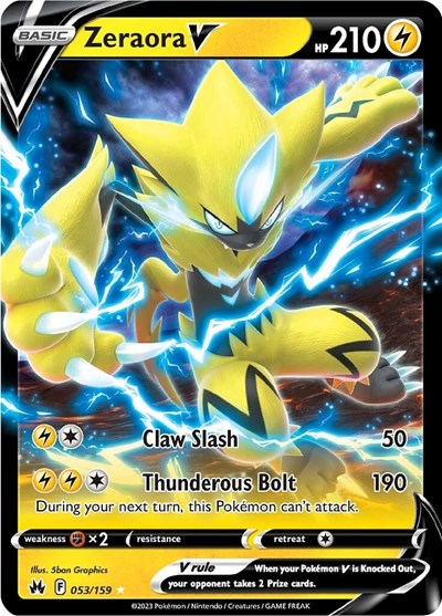 Zeraora V - 053/159 (Ultra Rare) [CRZ-053-UR]