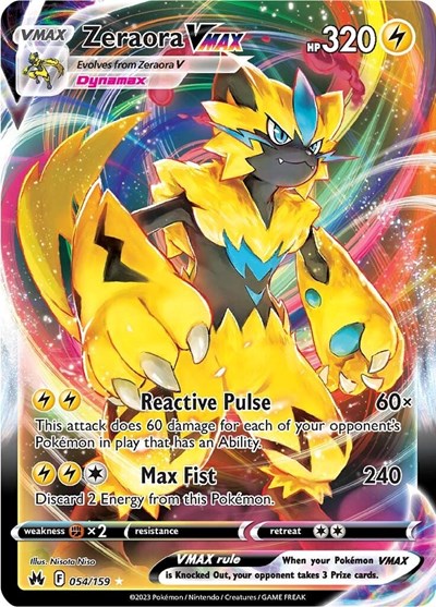 Zeraora VMAX - 054/159 (Ultra Rare) [CRZ-054-UR]