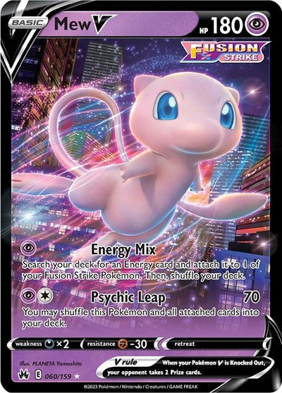 Mew V - 060/159 (Ultra Rare) [CRZ-060-UR]