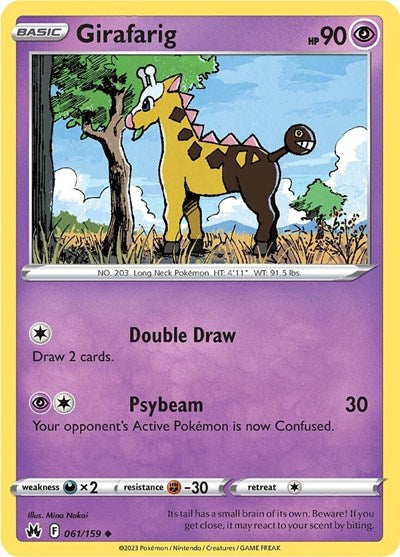 Girafarig - 061/159 (Uncommon) [CRZ-061-U]