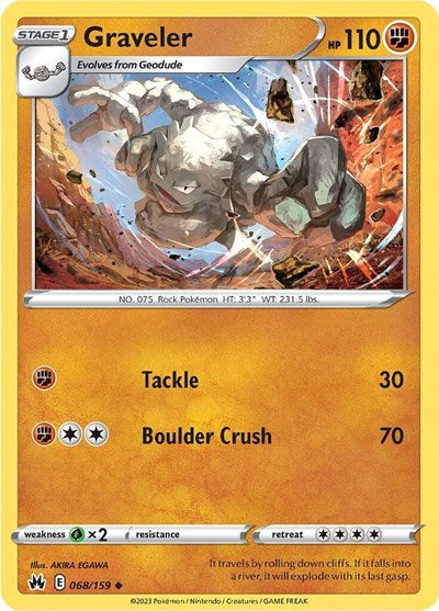 Graveler - 068/159 (Uncommon) [CRZ-068-U]