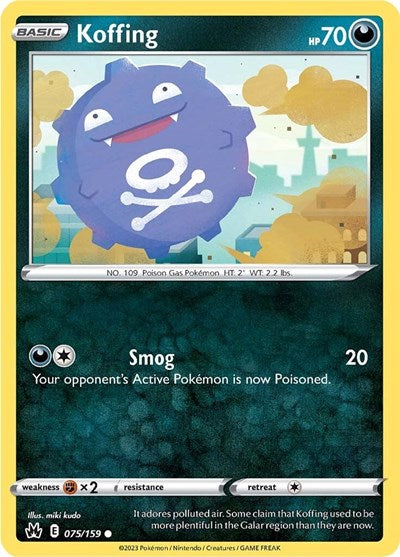 Koffing - 075/159 (Common) [CRZ-075-C]