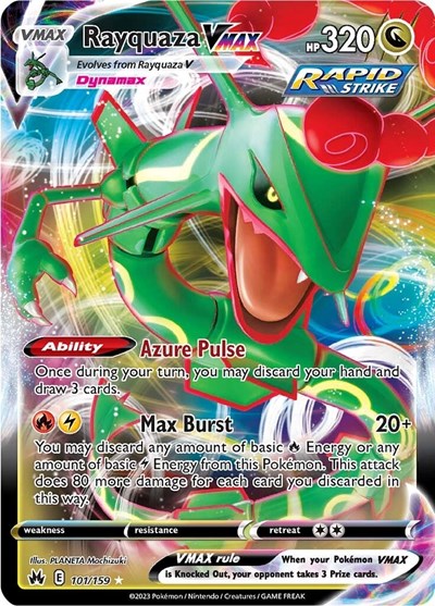 Rayquaza VMAX - 101/159 (Ultra Rare) [CRZ-101-UR]