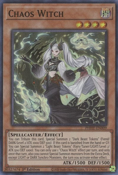 Chaos Witch (Super Rare) [PHHY-EN009-SuR]