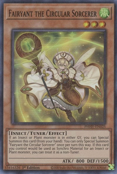 Fairyant the Circular Sorcerer (Super Rare) [PHHY-EN025-SuR]