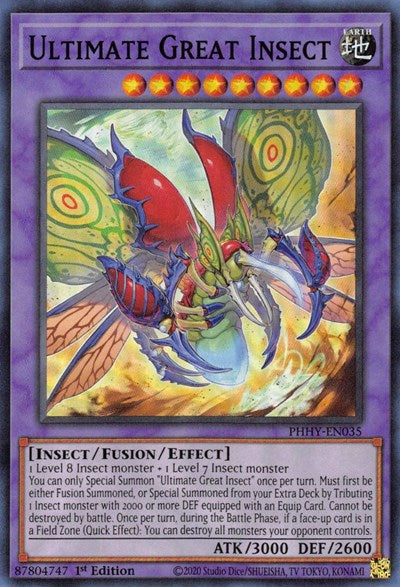 Ultimate Great Insect (Super Rare) [PHHY-EN035-SuR]