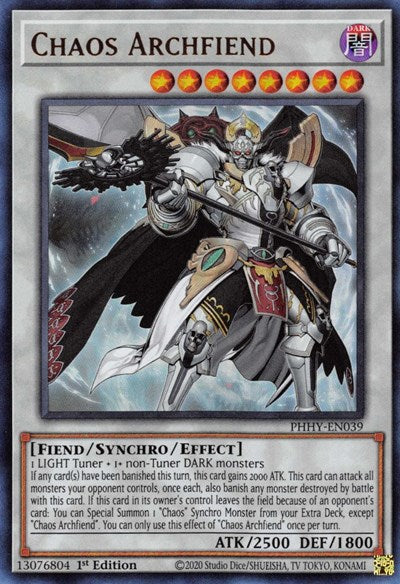 Chaos Archfiend (Ultra Rare) [PHHY-EN039-UR]