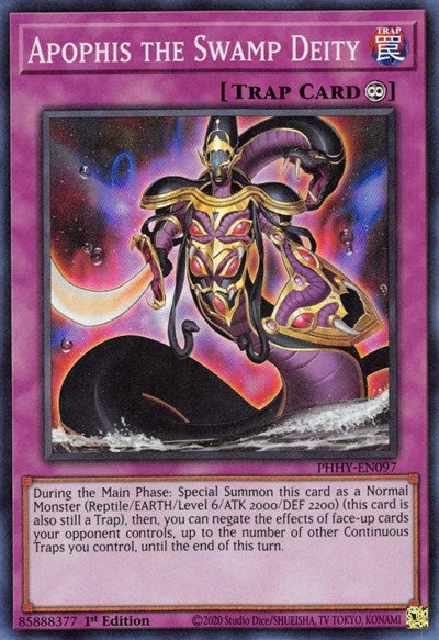 Apophis the Swamp Deity (Super Rare) [PHHY-EN097-SuR]