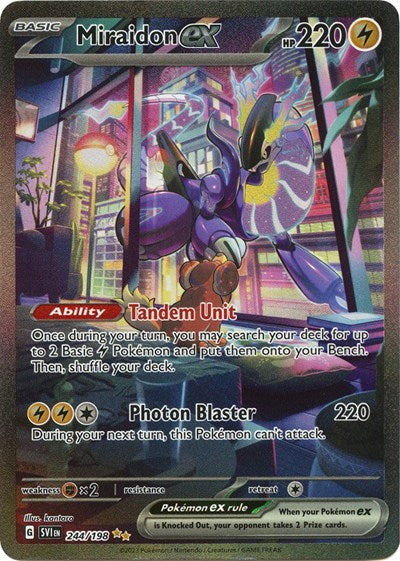 Miraidon ex - 244/198 (Special Illustration Rare) [SVI-244-SIR]