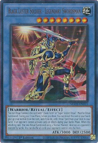 Black Luster Soldier - Legendary Swordsman (Ultra Rare) [MAZE-EN011-UR]
