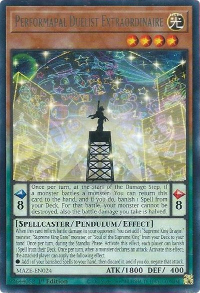 Performapal Duelist Extraordinaire (Rare) [MAZE-EN024-R]