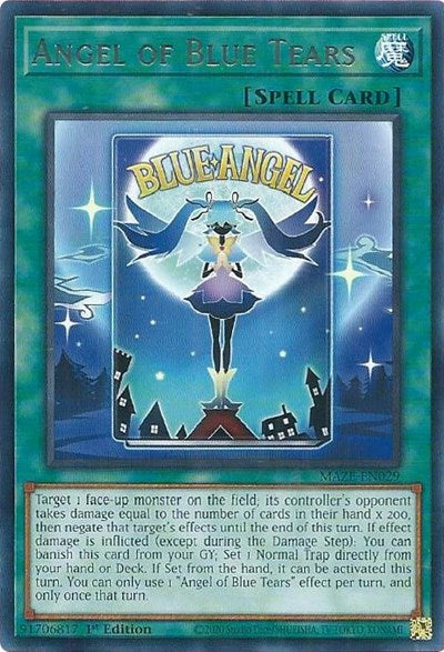 Angel of Blue Tears (Rare) [MAZE-EN029-R]