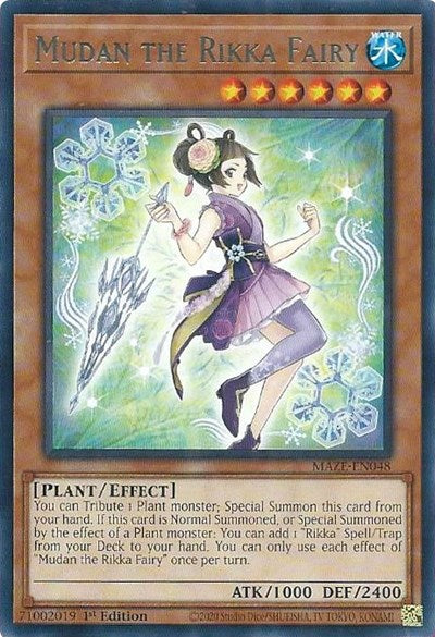 Mudan the Rikka Fairy (Rare) [MAZE-EN048-R]