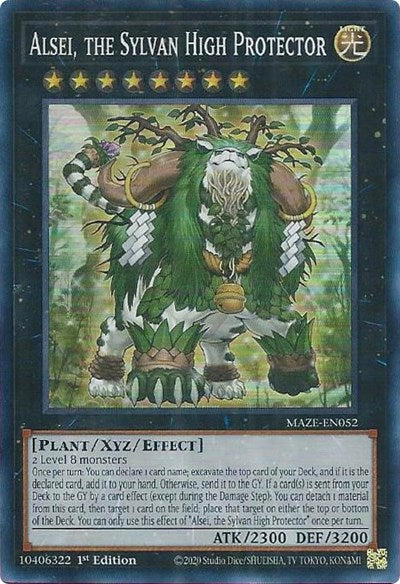 Alsei, the Sylvan High Protector (Super Rare) [MAZE-EN052-SuR]