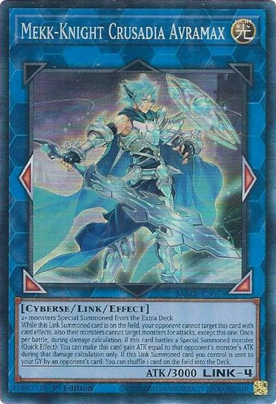 Mekk-Knight Crusadia Avramax (Collector's Rare) [MAZE-EN054-CR]