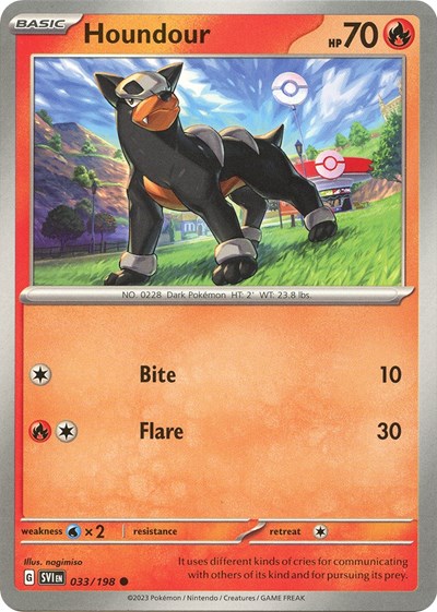 Houndour - 033/198 (Common) [SVI-033-C]