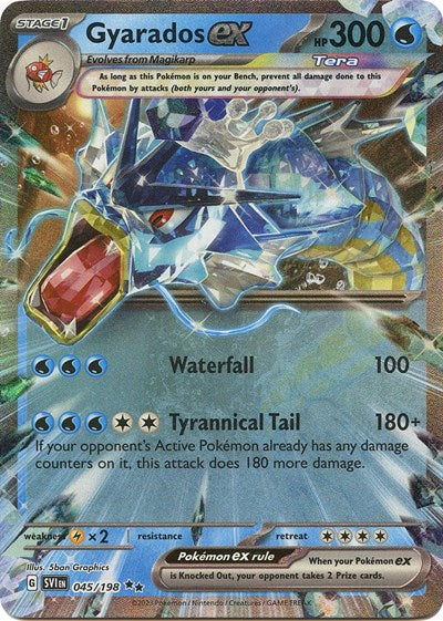 Gyarados ex - 045/198 (Double Rare) [SVI-045-DR]