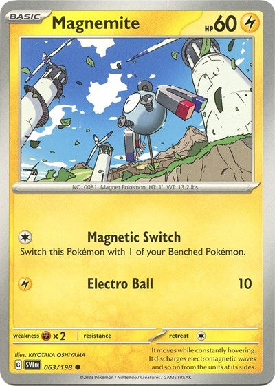 Magnemite - 063/198 (Common) [SVI-063-C]