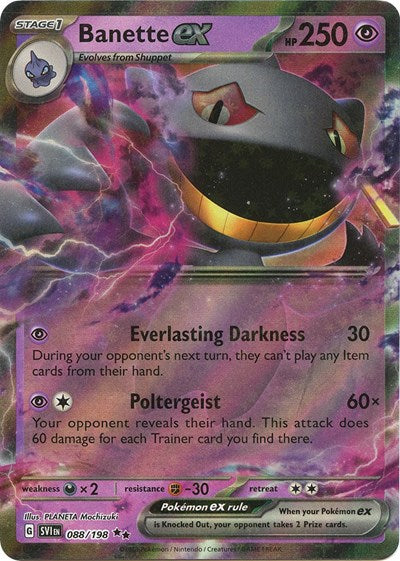 Banette ex - 088/198 (Double Rare) [SVI-088-DR]